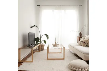 Sqandie Tv-bänk 130 cm - Natur - Möbler - TV- & Mediamöbler - TV bänk & mediabänk