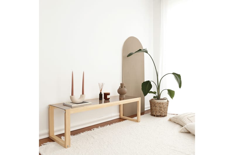 Sqandie Tv-bänk 130 cm - Natur - Möbler - TV- & Mediamöbler - TV bänk & mediabänk