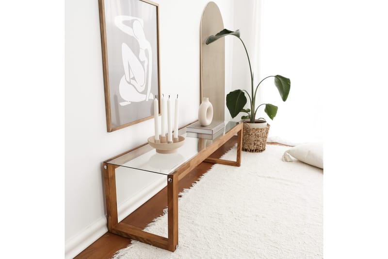 Sqandie Tv-bänk 130 cm - Natur - Möbler - TV- & Mediamöbler - TV bänk & mediabänk