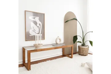 Sqandie Tv-bänk 130 cm - Natur - Möbler - TV- & Mediamöbler - TV bänk & mediabänk