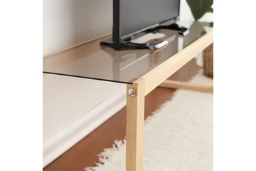 Sqandie Tv-bänk 130 cm - Natur - Möbler - TV- & Mediamöbler - TV bänk & mediabänk