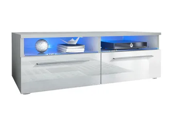 Stockend TV-Bänk 100 cm - Vit - Möbler - TV- & Mediamöbler - TV bänk & mediabänk