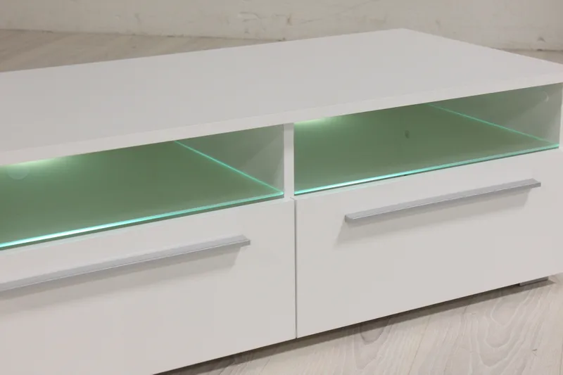 Stockend TV-Bänk 100 cm - Vit - Möbler - TV- & Mediamöbler - TV bänk & mediabänk