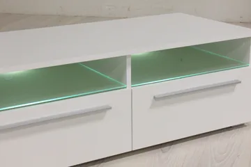 Stockend TV-Bänk 100 cm - Vit - Möbler - TV- & Mediamöbler - TV bänk & mediabänk