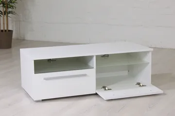 Stockend TV-Bänk 100 cm - Vit - Möbler - TV- & Mediamöbler - TV bänk & mediabänk