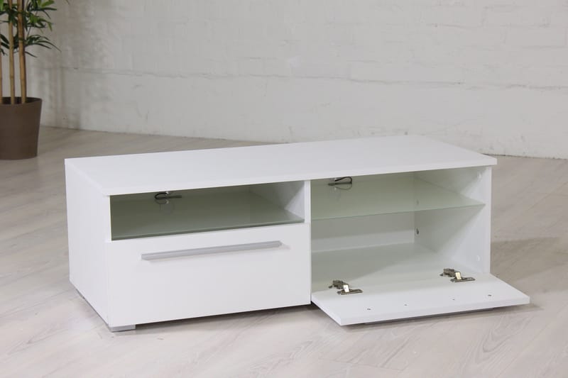 Stockend TV-Bänk 100 cm - Vit - Möbler - TV- & Mediamöbler - TV bänk & mediabänk