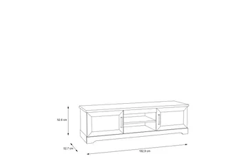 Svetis Tv-bänk 183 cm - Vit - Möbler - TV- & Mediamöbler - TV bänk & mediabänk