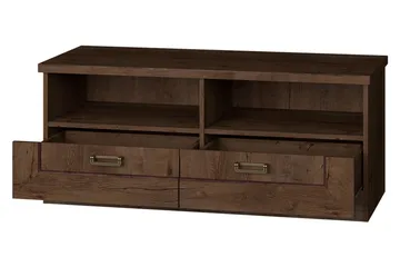 Tadeusz TV-bänk 118x50x50 cm - Brun - Möbler - TV- & Mediamöbler - TV bänk & mediabänk