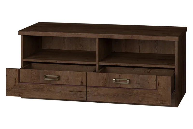 Tadeusz TV-bänk 118x50x50 cm - Brun - Möbler - TV- & Mediamöbler - TV bänk & mediabänk