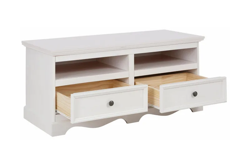 Taisia TV-bänk 120 cm - Vit - Möbler - TV- & Mediamöbler - TV bänk & mediabänk