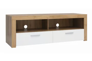 Tarka TV-bänk 135 cm - Trä/natur|Vit - Möbler - TV- & Mediamöbler - TV bänk & mediabänk