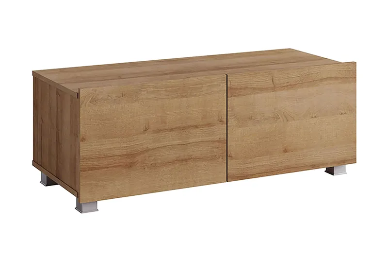 Tessan TV-bänk 100 cm Liten - Gyllene Ek - Möbler - TV- & Mediamöbler - TV bänk & mediabänk