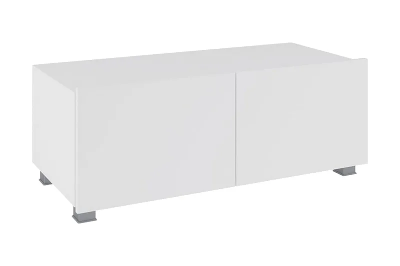 Tessan TV-bänk 100 cm Liten - Vit - Möbler - TV- & Mediamöbler - TV bänk & mediabänk