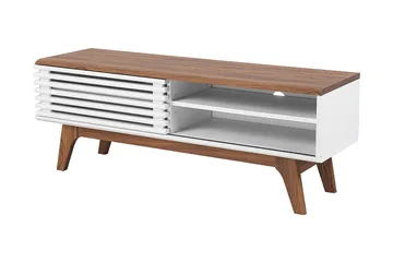 Toledo Tv-Bänk 35x117 cm - Vit - Möbler - TV- & Mediamöbler - TV bänk & mediabänk
