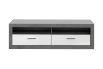 Tolovgrad Golvstående Tv-bänk 152,7 cm med Förvaring i Målat Trä - Grå - Möbler - TV- & Mediamöbler - TV bänk & mediabänk