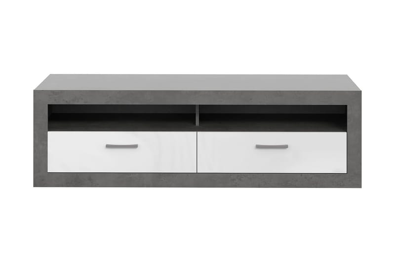 Tolovgrad Golvstående Tv-bänk 152,7 cm med Förvaring i Målat Trä - Grå - Möbler - TV- & Mediamöbler - TV bänk & mediabänk