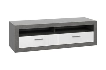 Tolovgrad Golvstående Tv-bänk 152,7 cm med Förvaring i Målat Trä - Grå - Möbler - TV- & Mediamöbler - TV bänk & mediabänk