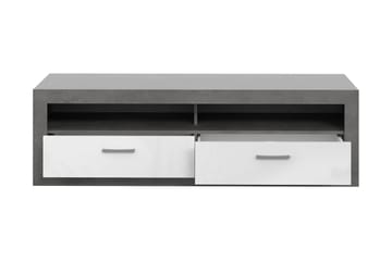 Tolovgrad Golvstående Tv-bänk 152,7 cm med Förvaring i Målat Trä - Grå - Möbler - TV- & Mediamöbler - TV bänk & mediabänk