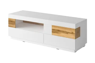 Tomeka TV-bänk 160 cm - Vit/Trä - Möbler - TV- & Mediamöbler - TV bänk & mediabänk