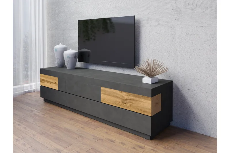 Tomeka TV-bänk 206 cm - Trä - Möbler - TV- & Mediamöbler - TV bänk & mediabänk