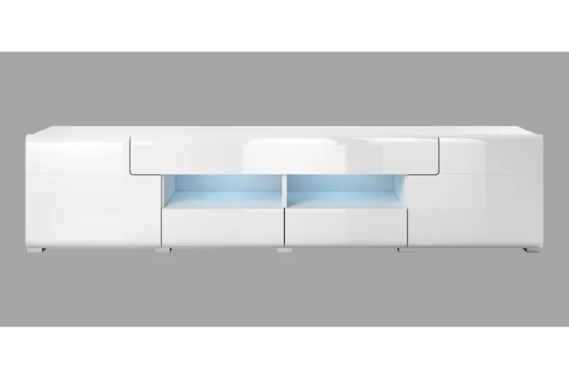 Toreno Tv-bänk 208 cm - Vit - Möbler - TV- & Mediamöbler - TV bänk & mediabänk