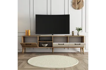 Tv-bänk & mediabänk Essexa Tv-bänk Brun/Vit - Möbler - TV- & Mediamöbler - TV bänk & mediabänk