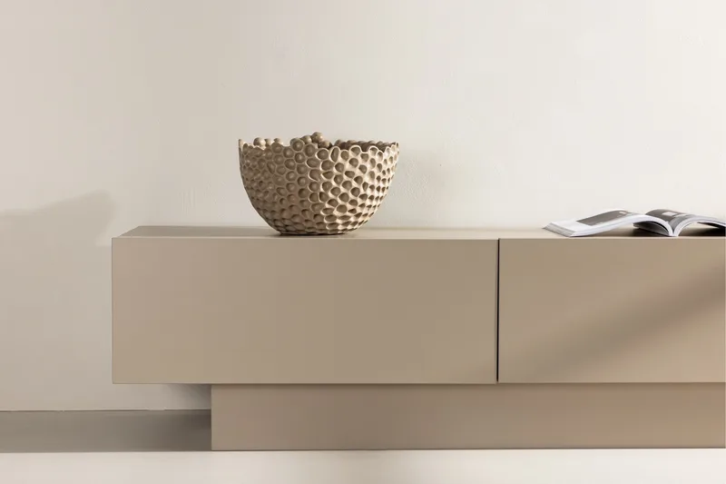 Tv-bänk & mediabänk Venture Home Cuenca Tv-bänk 160x47 cm Beige - Möbler - TV- & Mediamöbler - TV bänk & mediabänk