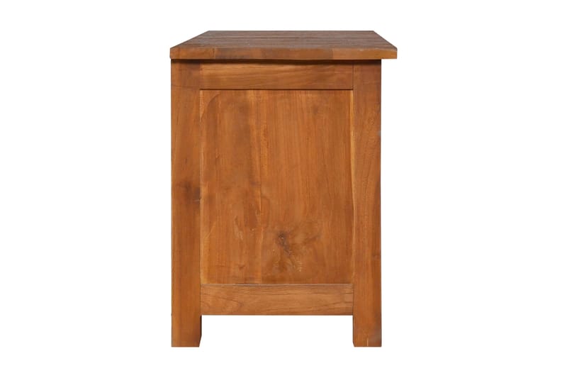 TV-bänk 100x30x40 cm massiv teak - Brun - TV bänk & mediabänk