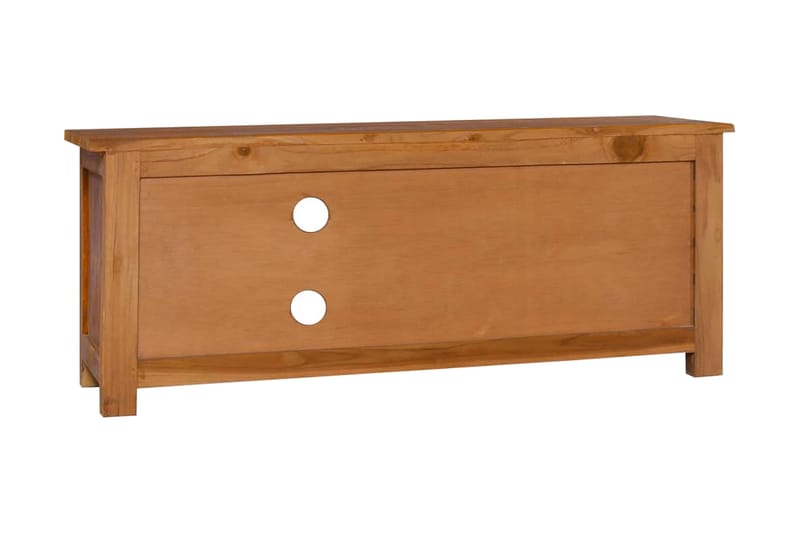 TV-bänk 100x30x40 cm massiv teak - Brun - TV bänk & mediabänk