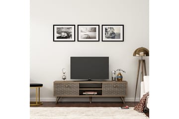 Tv-bänk 150 cm - Valnöt/Antracit - Möbler - TV- & Mediamöbler - TV bänk & mediabänk