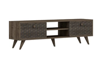 Tv-bänk 150 cm - Valnöt/Antracit - Möbler - TV- & Mediamöbler - TV bänk & mediabänk