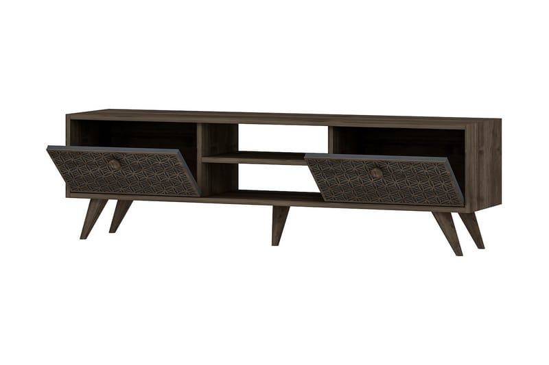 Tv-bänk 150 cm - Valnöt/Antracit - Möbler - TV- & Mediamöbler - TV bänk & mediabänk