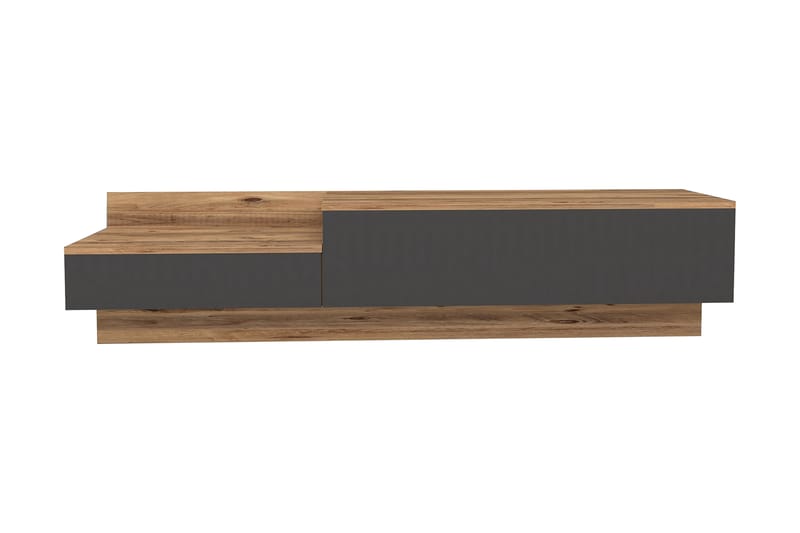 Tv-bänk 160 cm - Natur/Antracit - Möbler - TV- & Mediamöbler - TV bänk & mediabänk