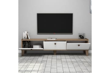 Tv-bänk 178 cm - Natur/Vit - Möbler - TV- & Mediamöbler - TV bänk & mediabänk