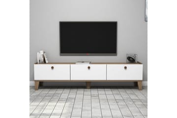 Tv-bänk 178 cm - Natur/Vit - Möbler - TV- & Mediamöbler - TV bänk & mediabänk
