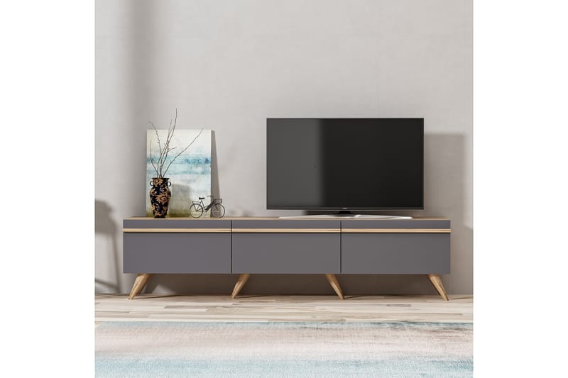 Tv-bänk 180 cm - Antracit - TV bänk & mediabänk