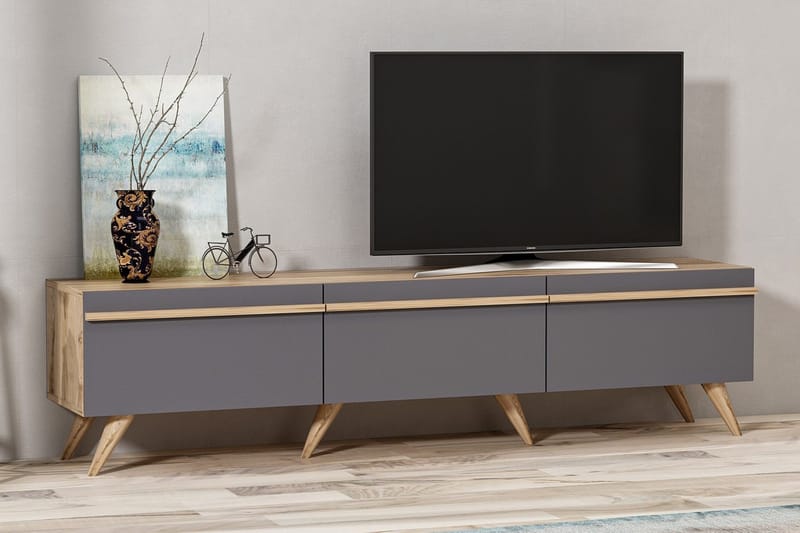 Tv-bänk 180 cm, Antracit