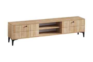 Tv-bänk 30x180 cm - Natur/Svart - Möbler - TV- & Mediamöbler - TV bänk & mediabänk