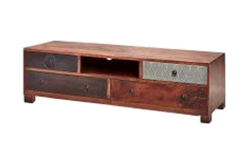 TV-bänk Adya 150 cm - Akacia Flerfärgad - Möbler - TV- & Mediamöbler - TV bänk & mediabänk