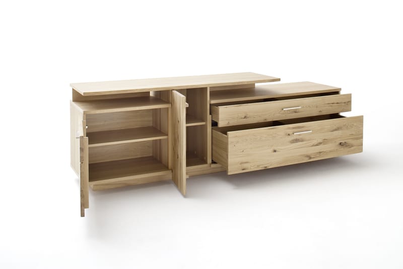 TV-bänk Aileen 210 cm - Trä|Natur - Möbler - TV- & Mediamöbler - TV bänk & mediabänk
