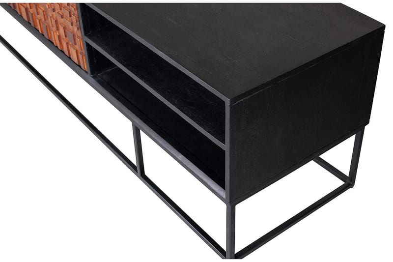 Tv-bänk Airola 175x43 cm - Trä/Ljusbrun - TV bänk & mediabänk