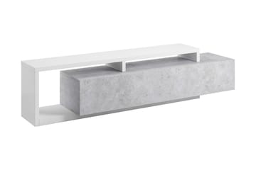 TV-bänk Albarado 219 cm - Vit|Trä - Möbler - TV- & Mediamöbler - TV bänk & mediabänk