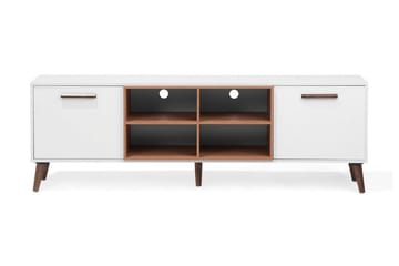 Tv-Bänk Alloa 40x180 cm - Vit - Möbler - TV- & Mediamöbler - TV bänk & mediabänk