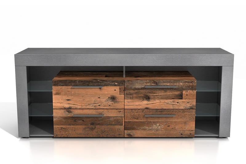 TV-Bänk Allya 180 cm - Brun - Möbler - TV- & Mediamöbler - TV bänk & mediabänk