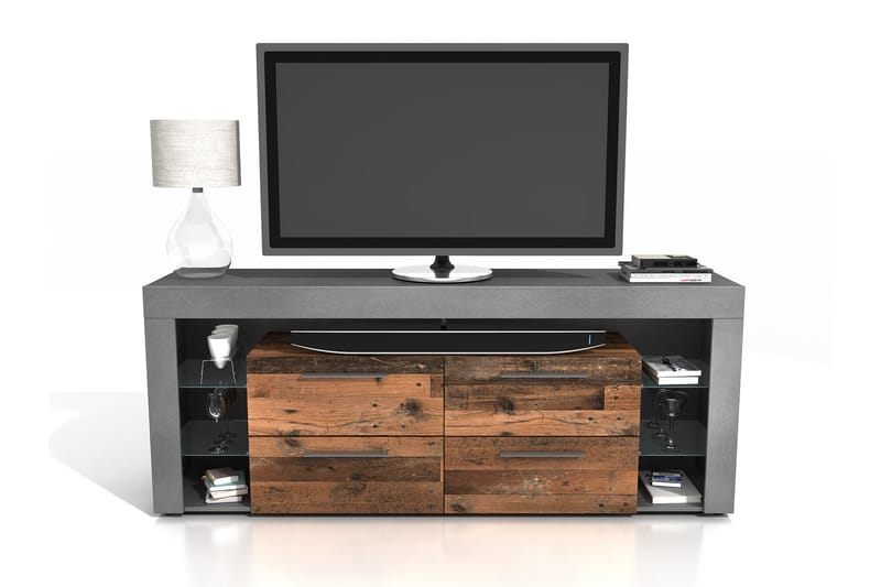 TV-Bänk Allya 180 cm - Brun - Möbler - TV- & Mediamöbler - TV bänk & mediabänk