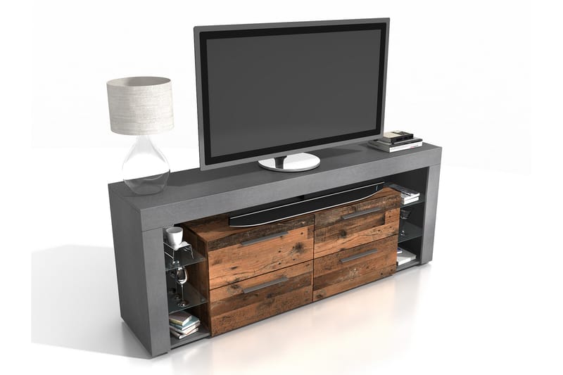TV-Bänk Allya 180 cm - Brun - Möbler - TV- & Mediamöbler - TV bänk & mediabänk