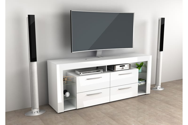 TV-Bänk Allya 180 cm - Brun - Möbler - TV- & Mediamöbler - TV bänk & mediabänk