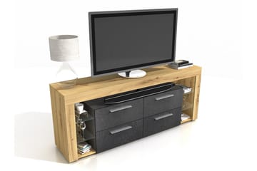 TV-Bänk Allya 180 cm - Brun - Möbler - TV- & Mediamöbler - TV bänk & mediabänk