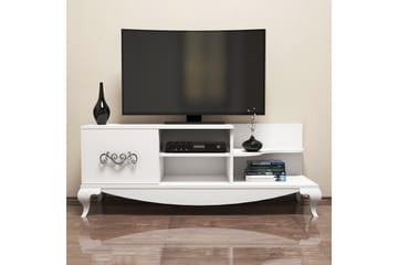TV-Bänk Amtorp 130 cm - Vit - Möbler - TV- & Mediamöbler - TV bänk & mediabänk