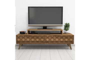 TV-Bänk Amtorp 140 cm - Brun - Möbler - TV- & Mediamöbler - TV bänk & mediabänk